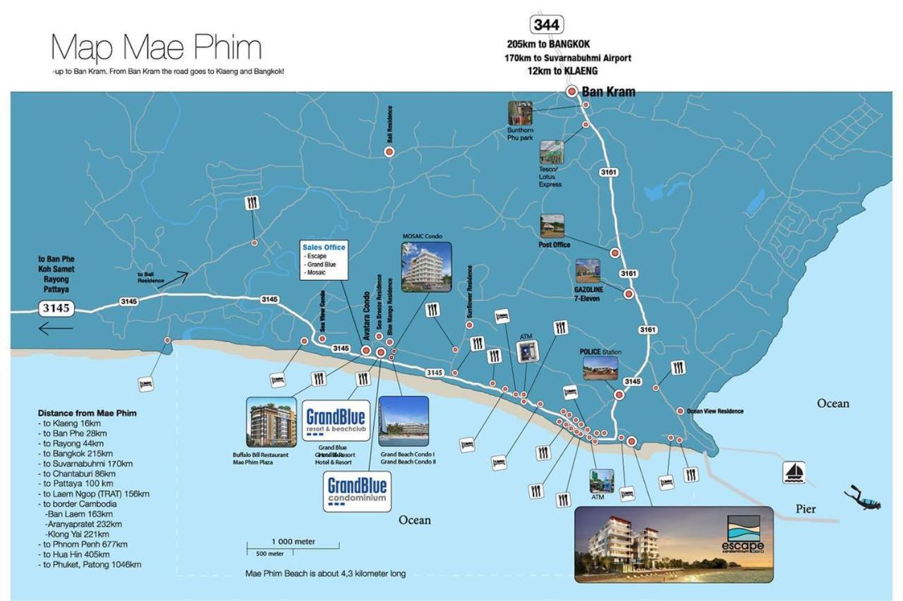 Grandblue Condominium 201 Mae Phim Exterior foto